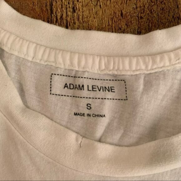 Adam Levine mens short sleeve crew neck rad graphic tee in white - S - Picture 6 of 11